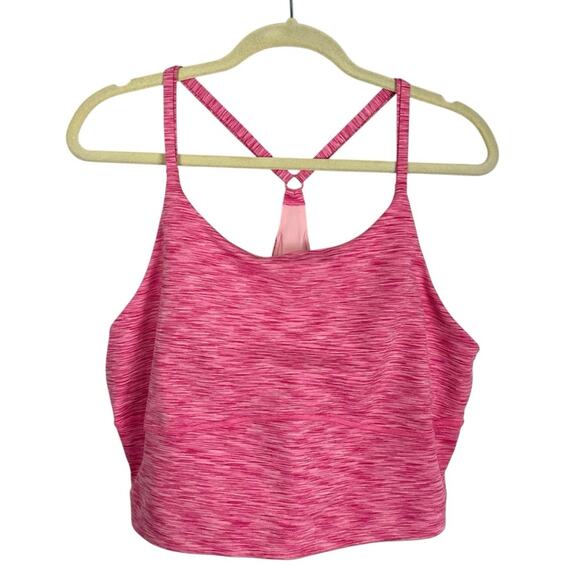 Outdoor Voices Athletic Flow Crop Top in Wild Pink Size XXXL 3X NWT Athleisure - Picture 3 of 5